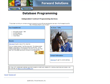 Tablet Screenshot of forwardsolutions.com